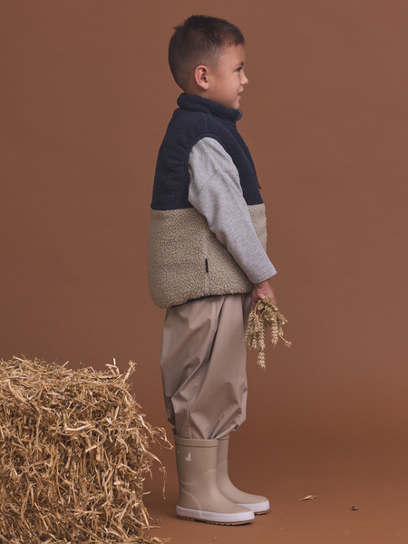 Reversible Yeti Vest - Ash Colourblock