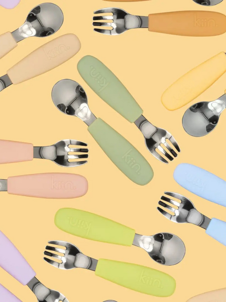 Silicone Cutlery Set Vanilla