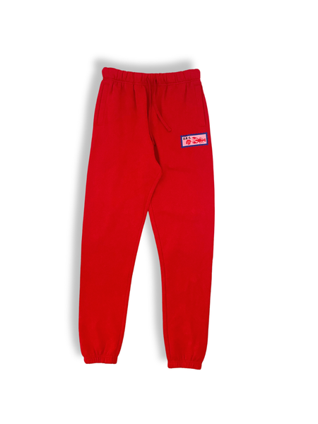 Stamp Logo Track Pants - Chili Red