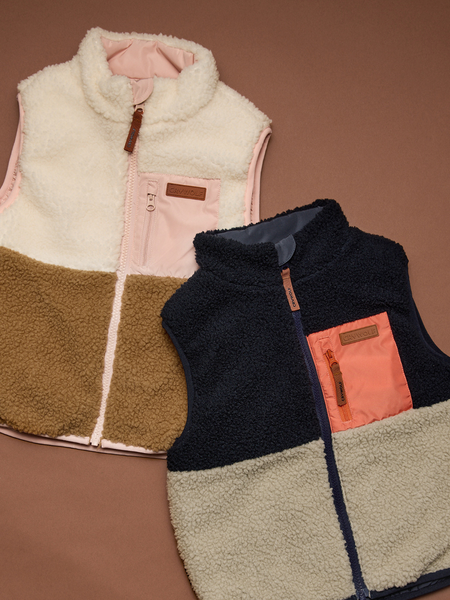 Reversible Yeti Vest - Ash Colourblock