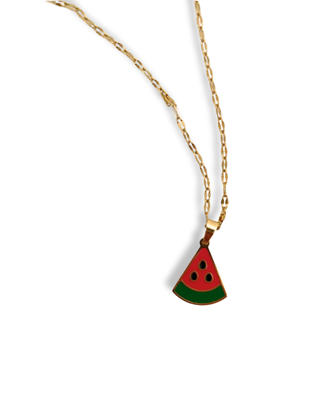 Watermelon Wedge Necklace