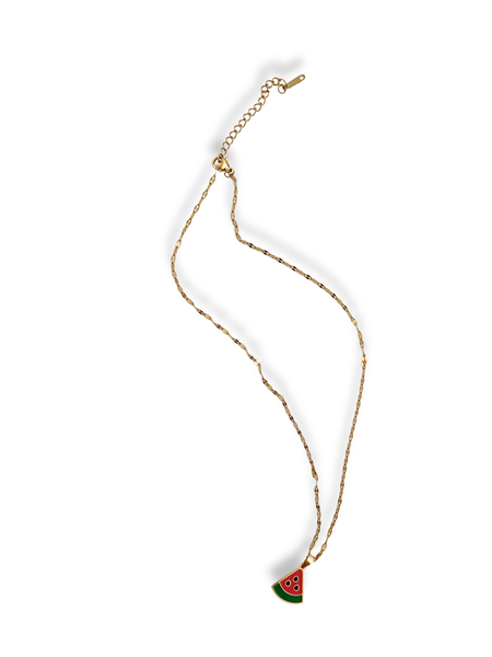 Watermelon Wedge Necklace