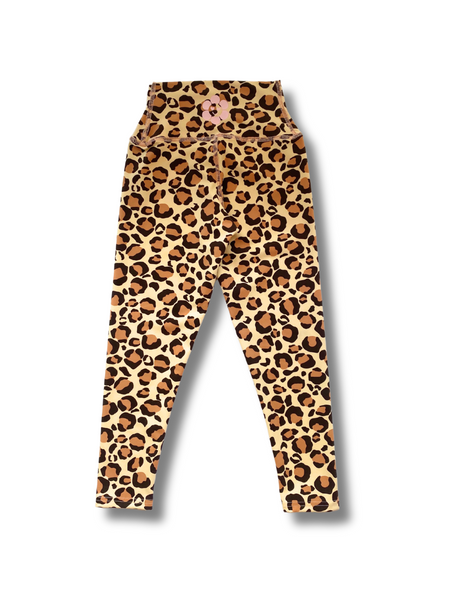 Leopard Love Active Leggings – Pink DKL Logo Edition