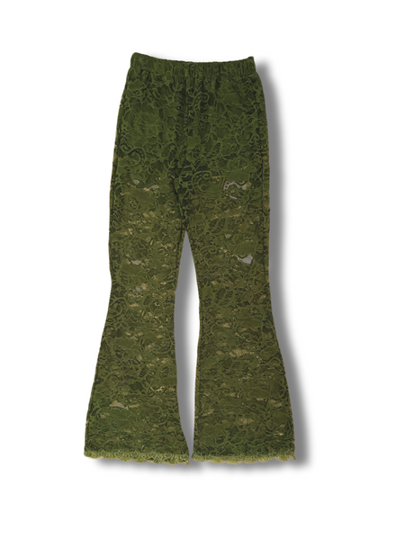 Double Green Bow Oversized Tee
