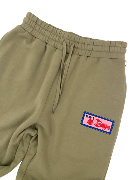 Stamp Logo Trackpants – Pistachio