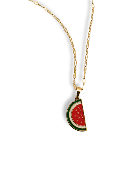 Watermelon Slice Necklace