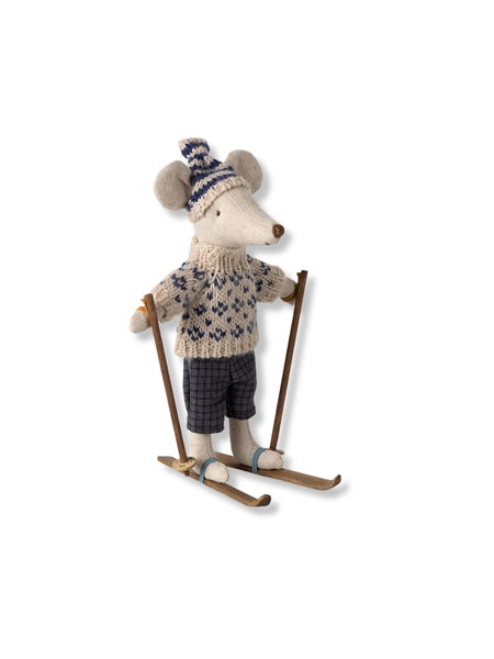 Winter Dad Mouse Ski Set