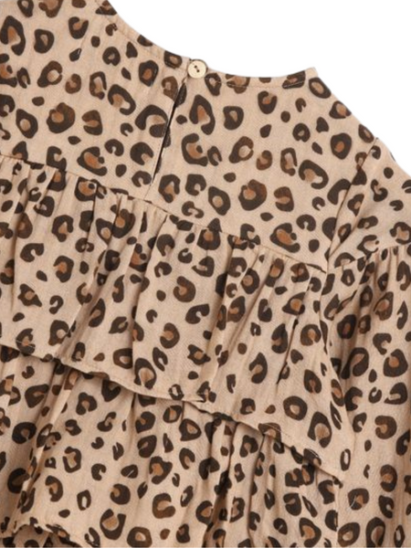 Frou Frou Dress - Leopard