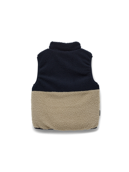 Reversible Yeti Vest - Ash Colourblock
