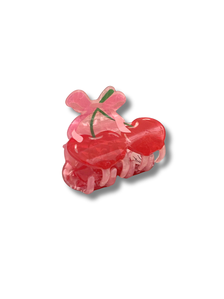 Little Cherry Hair Claw - Red