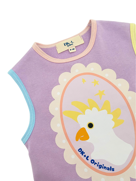 Portrait Of A Cockatoo Skater Dress
