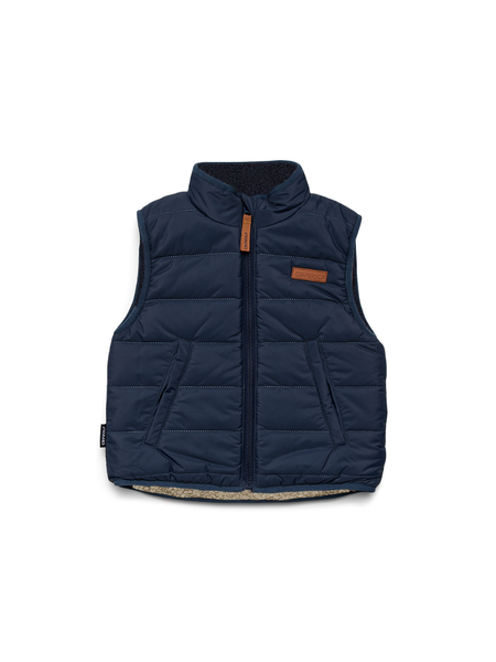 Reversible Yeti Vest - Ash Colourblock