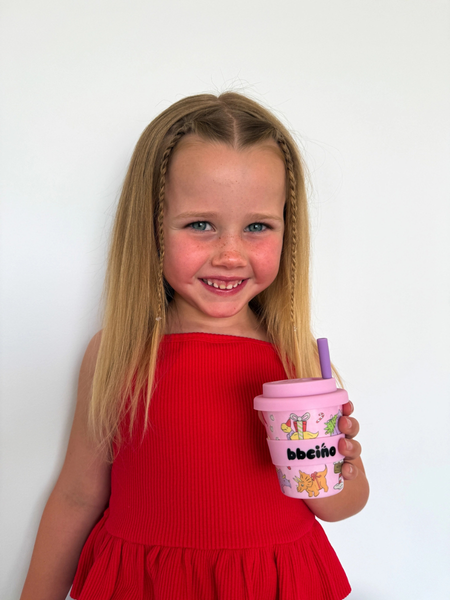 Santa's Little Sipper Keep Cup 120ml - Pink