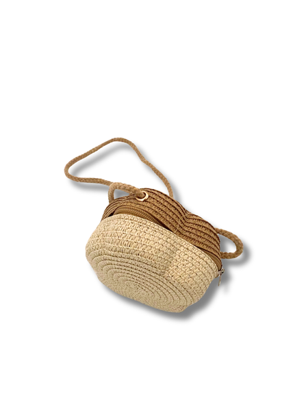 Flora Straw Bag - Beige