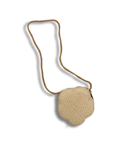 Flora Straw Bag - Beige