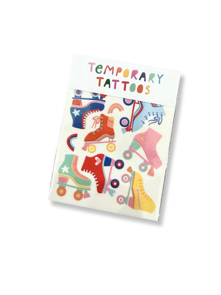 Roller Skates Temporary Tattoos
