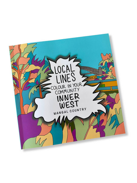 Local Lines Colouring In Book - Inner West