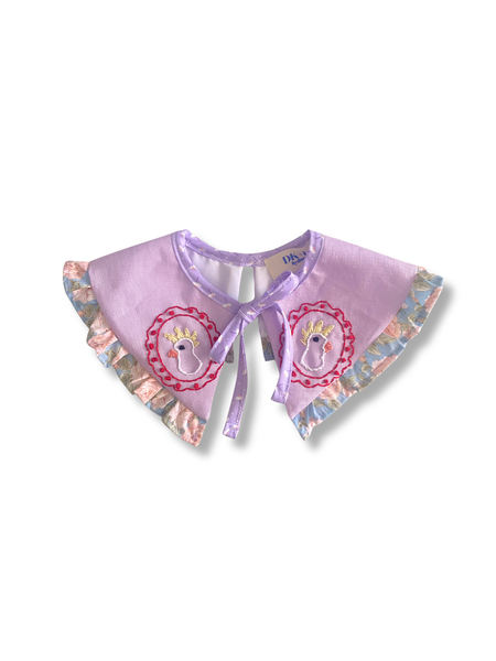 Hand Embroidery Cockatoo Collar