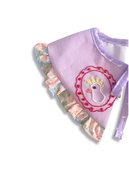 Hand Embroidery Cockatoo Collar
