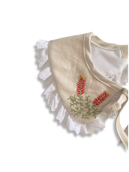 Hand Embroidery Wattle Collar