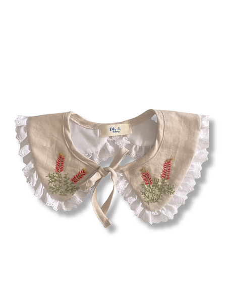 Hand Embroidery Wattle Collar