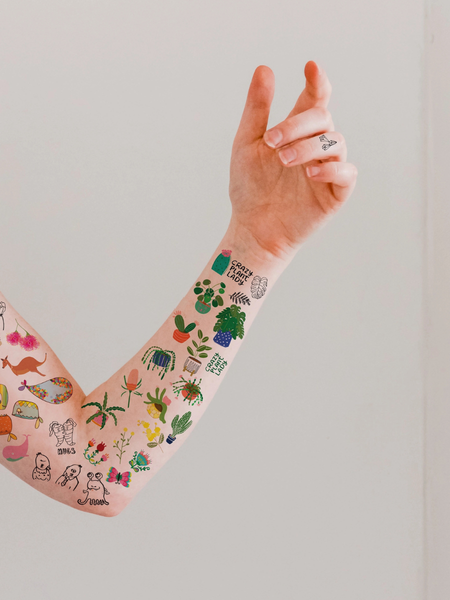 Australian Food Icons Temporary Tattoos