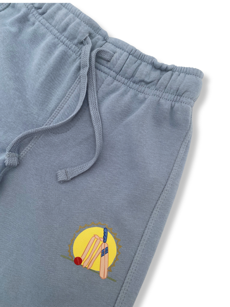 Summer Of Cricket Track Pant - Blue Steel