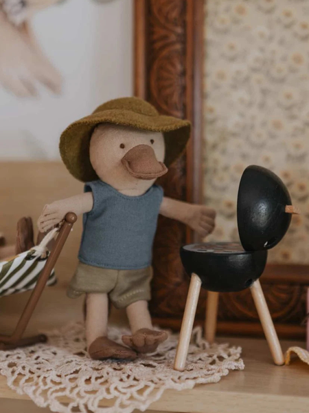 Baz The BBQ Backseat Cook - Soft Aussie Platypus Doll