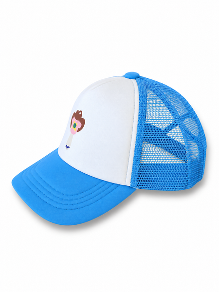 Bubble O'Bill Blue Trucker Cap