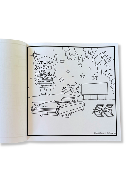 Local Lines Colouring In Book - Inner West