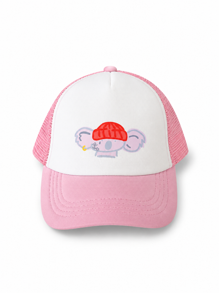 Koala Cool Pink Trucker Cap