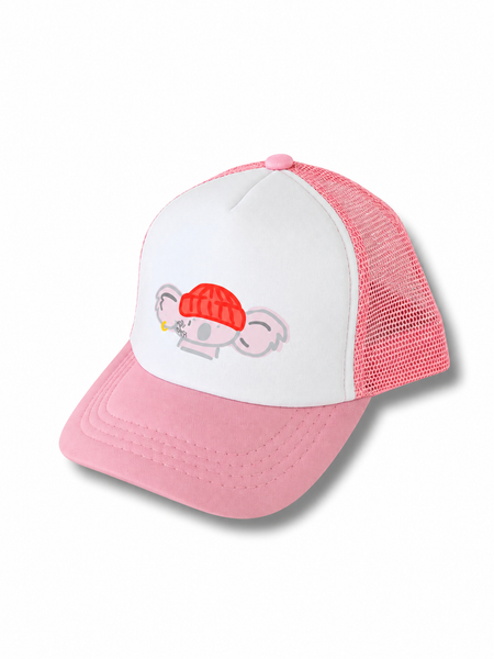 Koala Cool Pink Trucker Cap