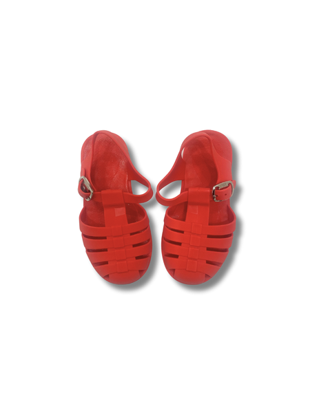 Classic Jelly Sandal - Coral Red