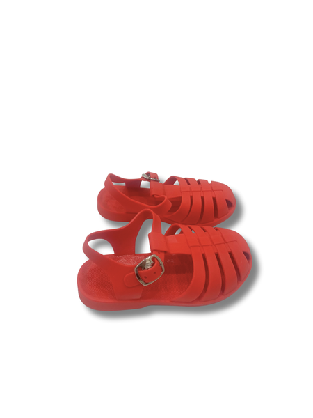 Classic Jelly Sandal - Coral Red