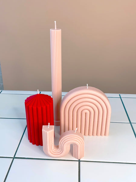 Arch Candle Pink