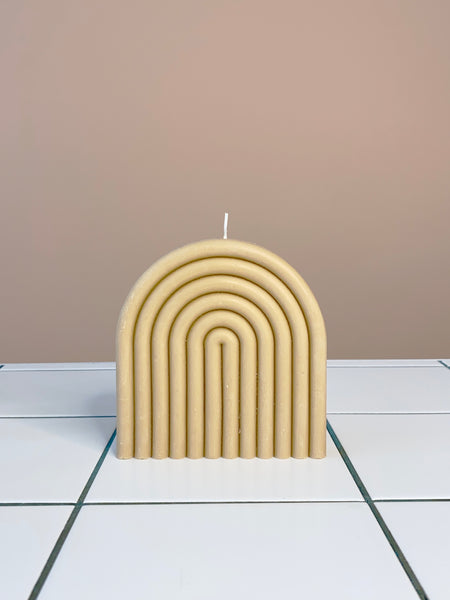 Arch Candle Beige